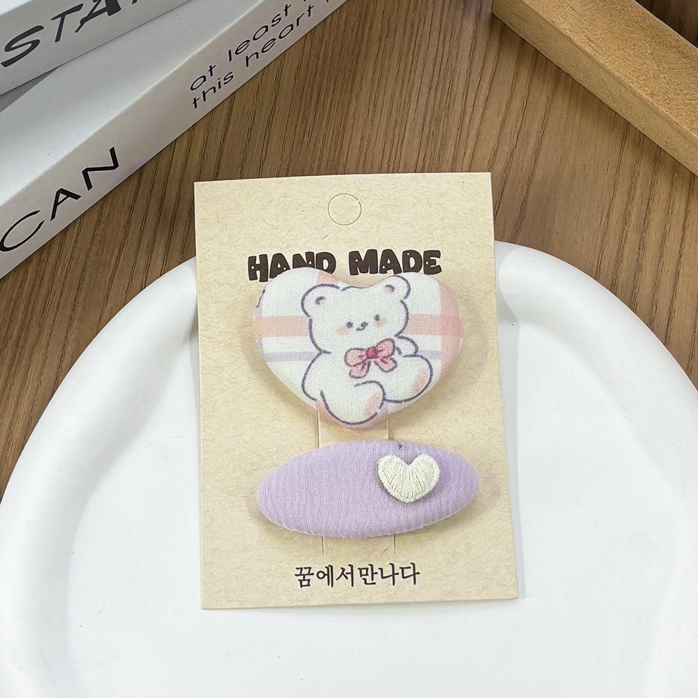 Frühlingsblumen-Haarspange: Vielseitige Stoff-Haarspange für Pony und krauses Haar, mädchenhaftes Kopfschmuck-Accessoire für Frauen