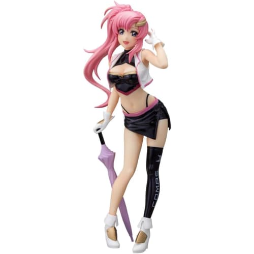 Lacus Clyne Figures, Pilot Suit Ver. & Racing Ver. Mobile Suit Gundam SEED Freedom Glitter & Glamours, Approximately 22cm, 2 Sets, 2 Types, Official M