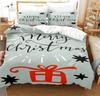 3D Digital Printed Duvet Cover Queen King Size Creative Christmas Bedding Set Fashion Design 3 Piece Set With 2 Pillowcases