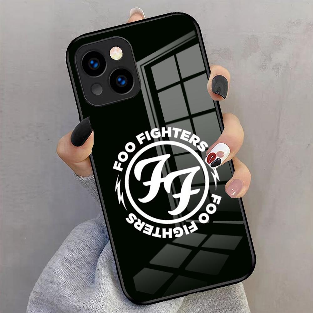 Custodia per Telefono Banda F-Foo F-Fighters Per IPhone 17 Pro Max 16 15 14 Pro Max 13 11 X Xs Xr 8 7Plus Copertura in Vetro