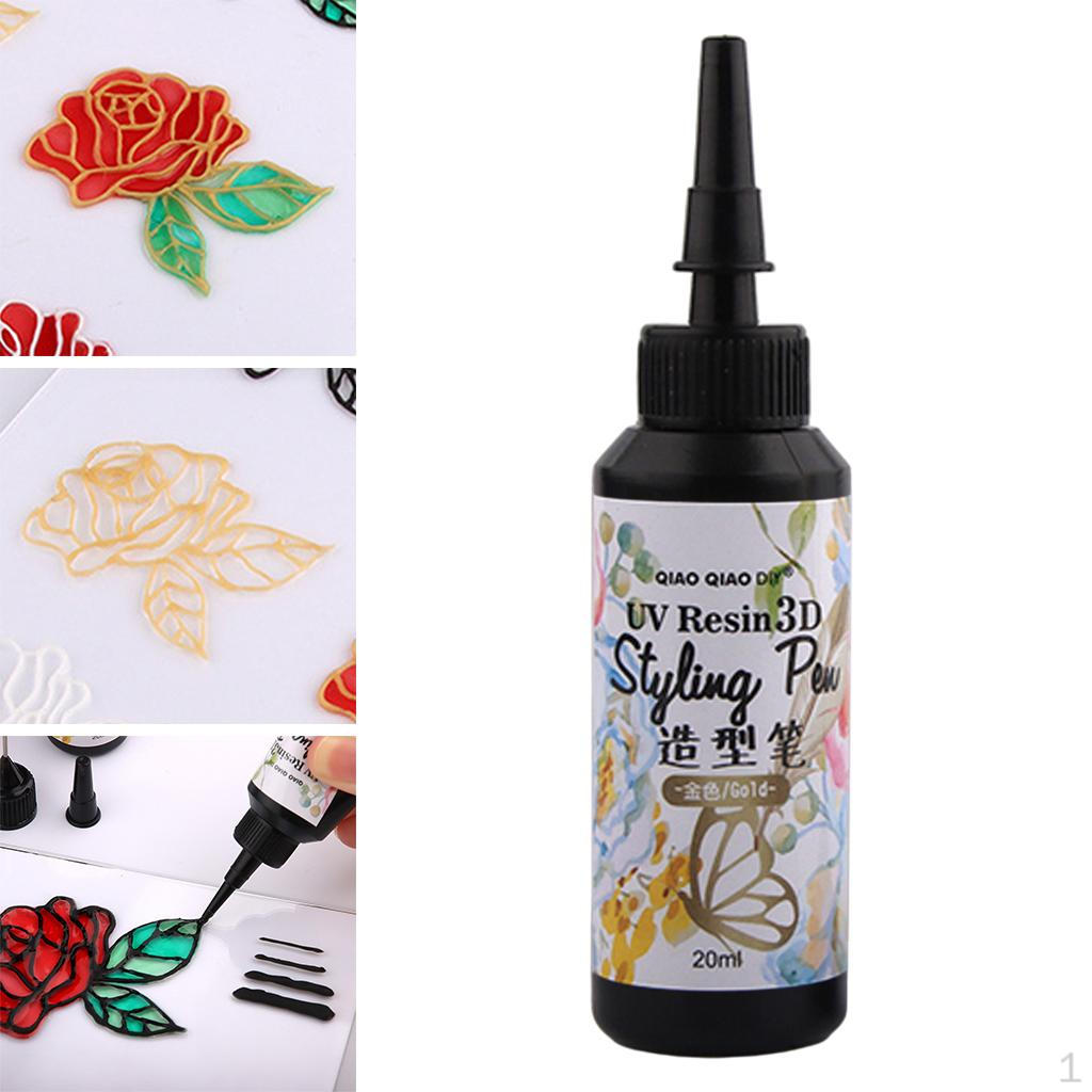 

Resin 3 Pen Glue Epoxy Jewelry Making Decor Supplies золотой