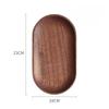 Japanese Rectangular Dinner Plate Walnut Wooden Tray Ins Wind Small Wooden Plate