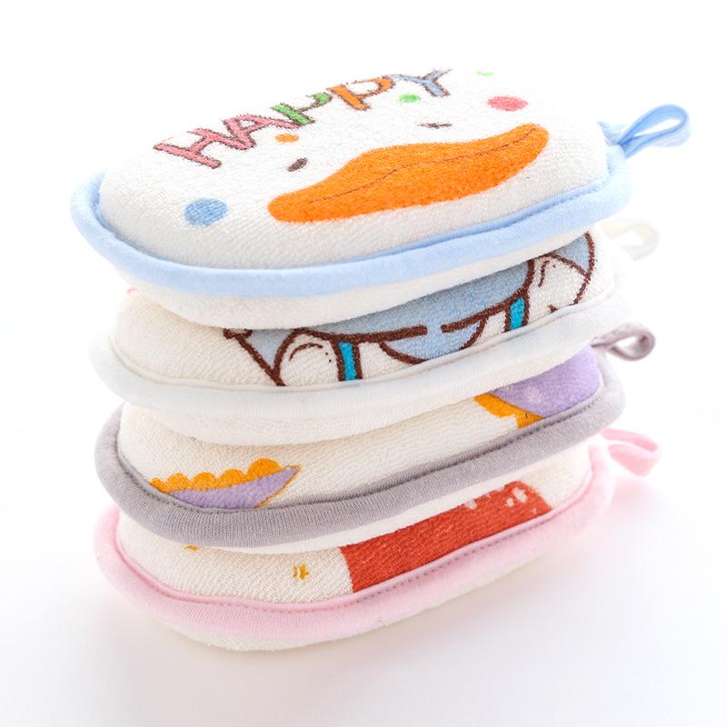 Baby Bath Sponge - Infant Exfoliating Towel, Cartoon Newborn Scrubber