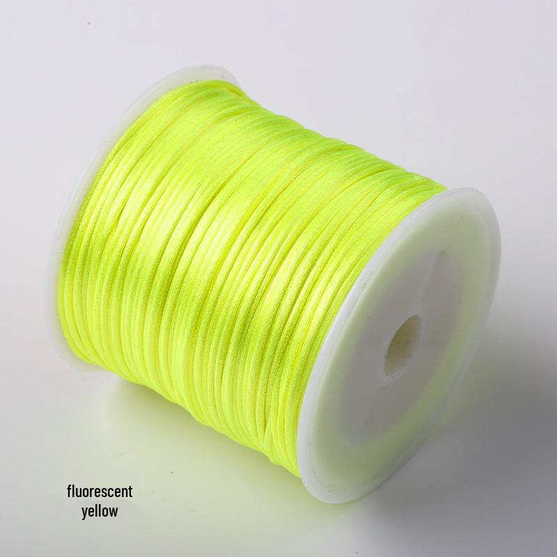 New Small 7# Chinese Knot Rope: Taiwan Silk Red Thread for Weaving Waist Chain