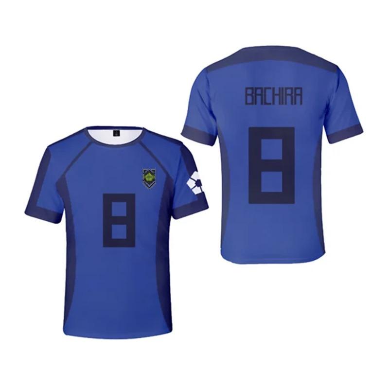 

Anime Blue Lock Jersey 3D Print Nagi Soccer T-Shirts Men Women Short Sleeve Sports Tee Y2k XXS