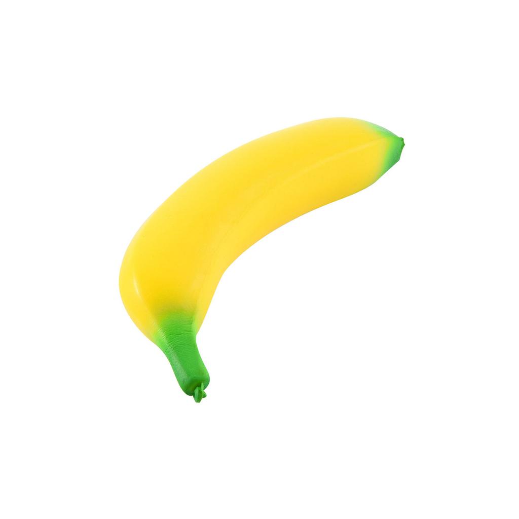 Sponge Banana Pressure Ball PU Slow Simulation Fruit And Vegetable Early Education Toy Venting Banana Stress Relief Toy