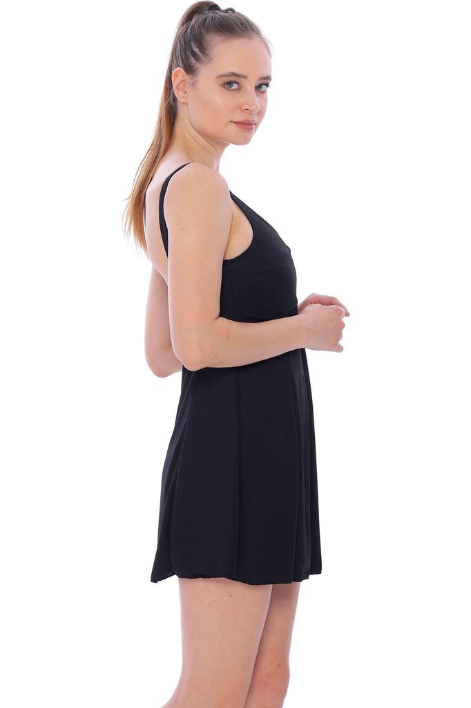 Women's Style Big Size Swimsuit Plus Size Flexible Dress And Shorts Swimsuit