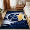American Football Team Rug Game Carpet, Floor Mat for Bedroom Living Room Entryway Rug, Home Decor Idea Gift for Christmas Birthday