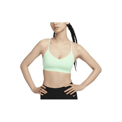 Indy Solid Outdoor Casual Training Adjustable Low-Intensity Support Quick-Dry Sports Bra Women Underwear Steam-Green FD1063-376