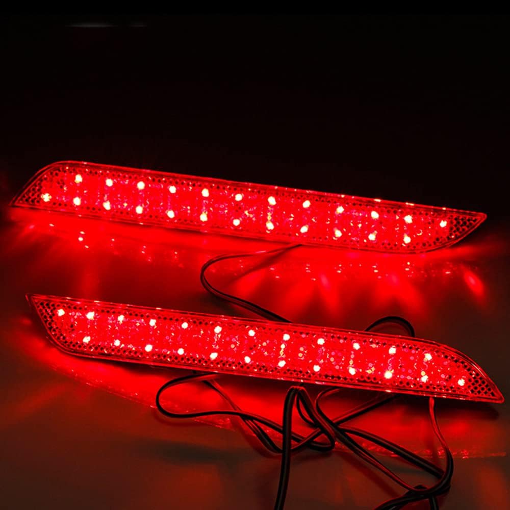 

AIVYNA 1 Pair Red Lens Rear Bumper Reflector LED Brake Reverse Light for BMW 3 Series F30 F31 F35 F32 F33 F34 F36 335I 2011-2015