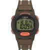Timex Mens Expedition CAT5 41mm Watch - Green Strap Digital Dial Case Brown Digital.