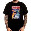 Japanese Internet Comics Poster Style Retro Printed Cotton T-Shirt Top Tee