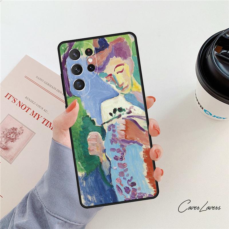 Henri Matisse Art Painting Phone Case For Samsung Galaxy S24 S25 S23 S22 Ultra Note 10 20 Plus S20 S21 FE Cover