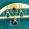 Jewelry AAA Zircon Bracelet Necklace Earrings Ring Gold Jewelry Set for Women