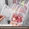 5/10 Pcs Frozen Meat Preservation Box Refrigerator Food Retain Freshness Storage Jar Home Kitchen Vegetable Storage Organizer