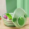 Drainage Holes Lettuce Spinner Plastic Vegetable Spinner Labor Saving Salad Spinner  Meal Prep