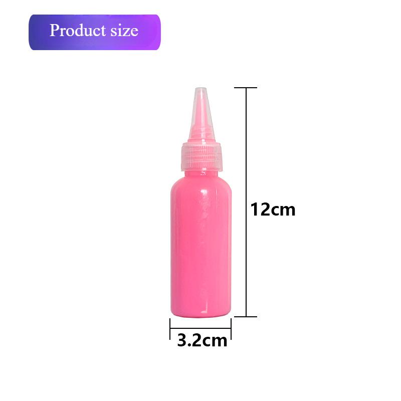 60ml Luminescent Acrylic Pigment Has Strong Adhesion and Easy To Apply To Create Artworks That Shine In The Dark