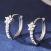 European and American personalized geometric flower versatile earrings for women