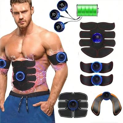 Stimolatore Muscolare Wireless 5-in-1:Ricaricabile via USB, 19 Velocità, Fitness per Tutto il Corpo, Allenamento Addominale e Fianchi, Massaggiatore Miofasciale
