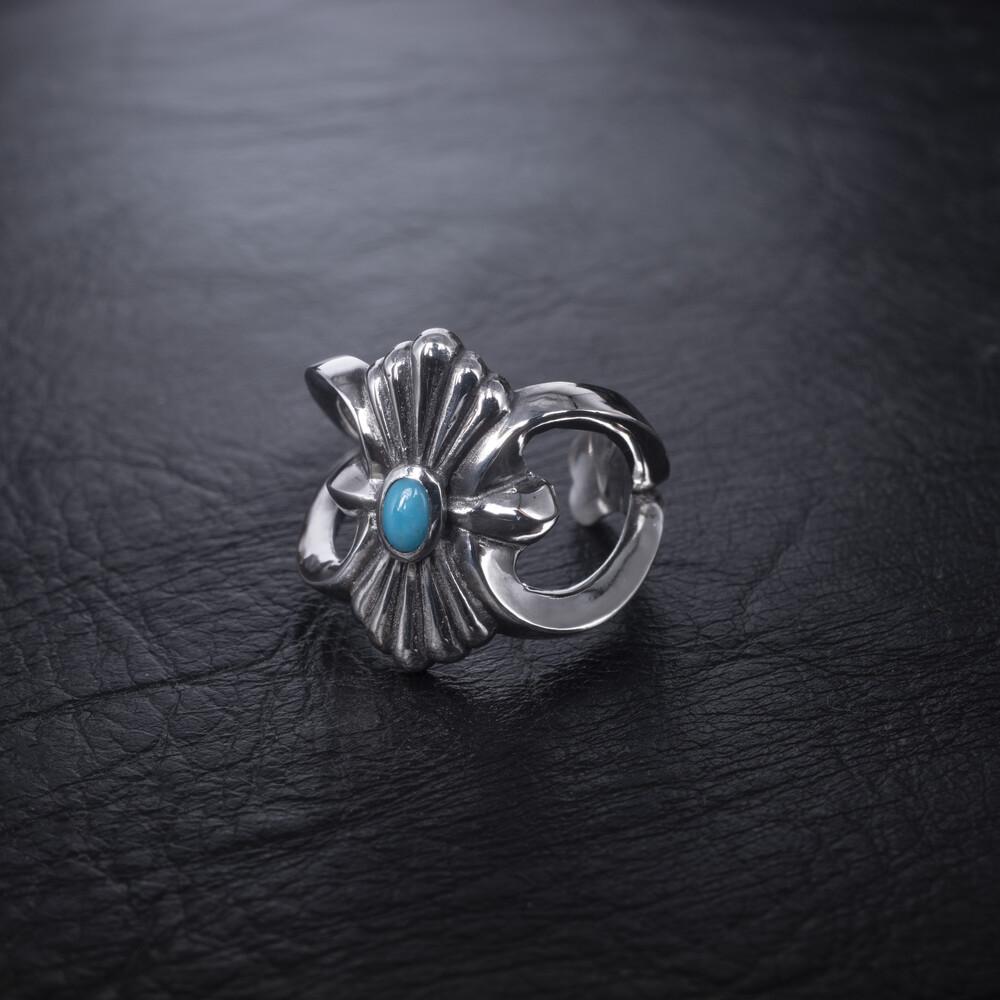 Josilver Morning Glory Ring (Turquoise)
