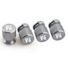 4pcs Colorful Car Tire Hexagonal Valve Nozzle Cap Stainless Steel for Nissan GTR Skyline Almera Qashqai Note Tiida Teana Xtrail
