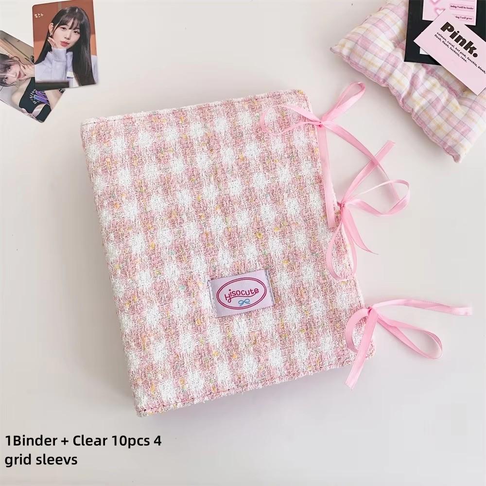 

Инс Стиль Бандажная Лента Переплет Идол Покард Коллекционная Книга Шерстяная Клетка По Фотоальбом с 10 кармашками Книга для хранения открыток