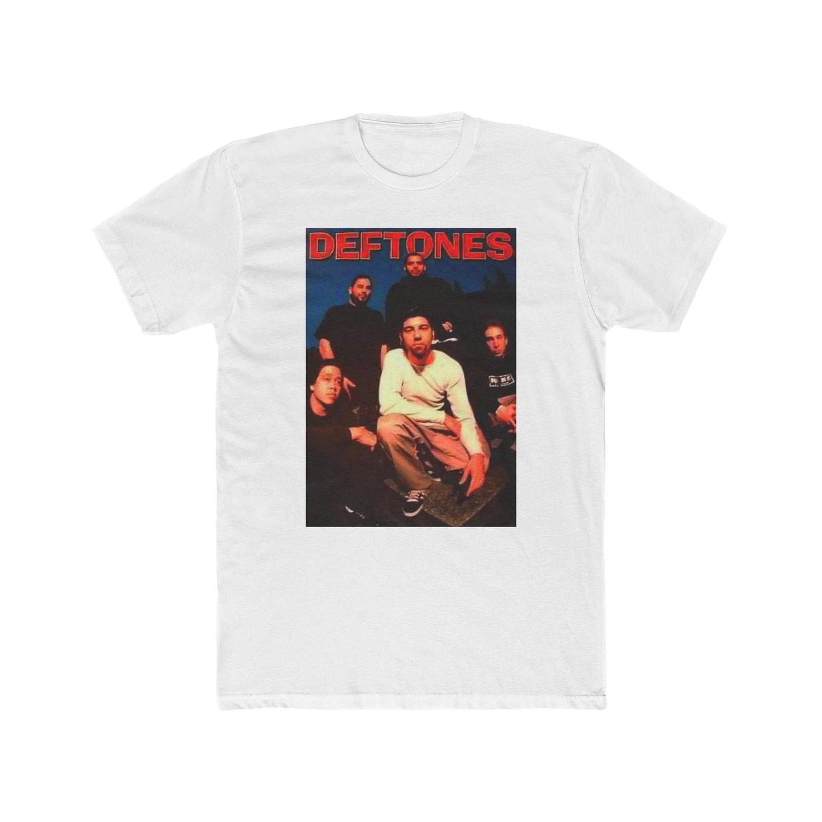 Men s and Women s T-shirts Deftones vintage rock band graphic retro Men s Cotton Crew Tee XXXXL