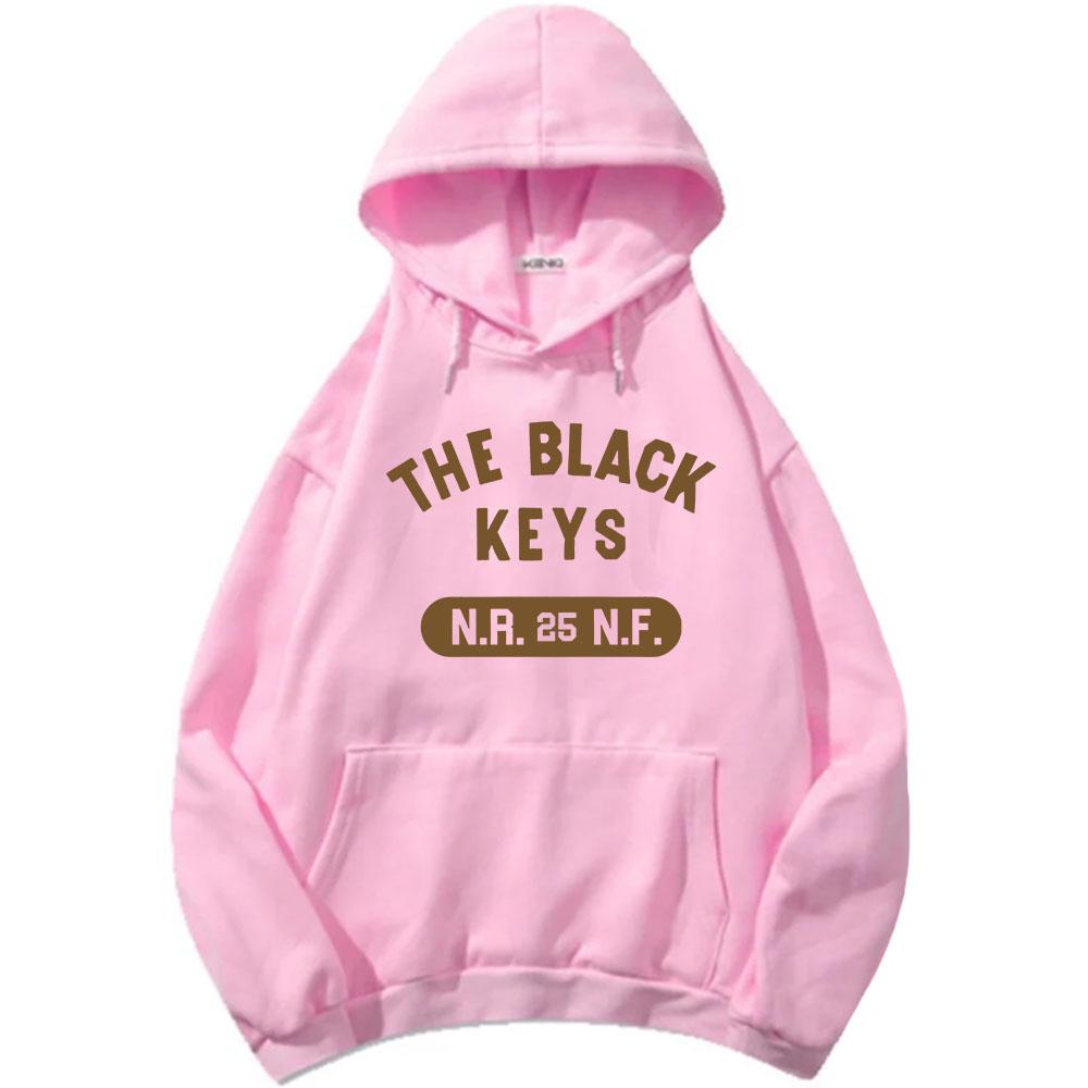 The Black Keys NRNF Sweats à capuche Manches longues Polaire Sweat à capuche pour homme Décontracté Unisexe Streetwear Lourd Mental Mode Pull