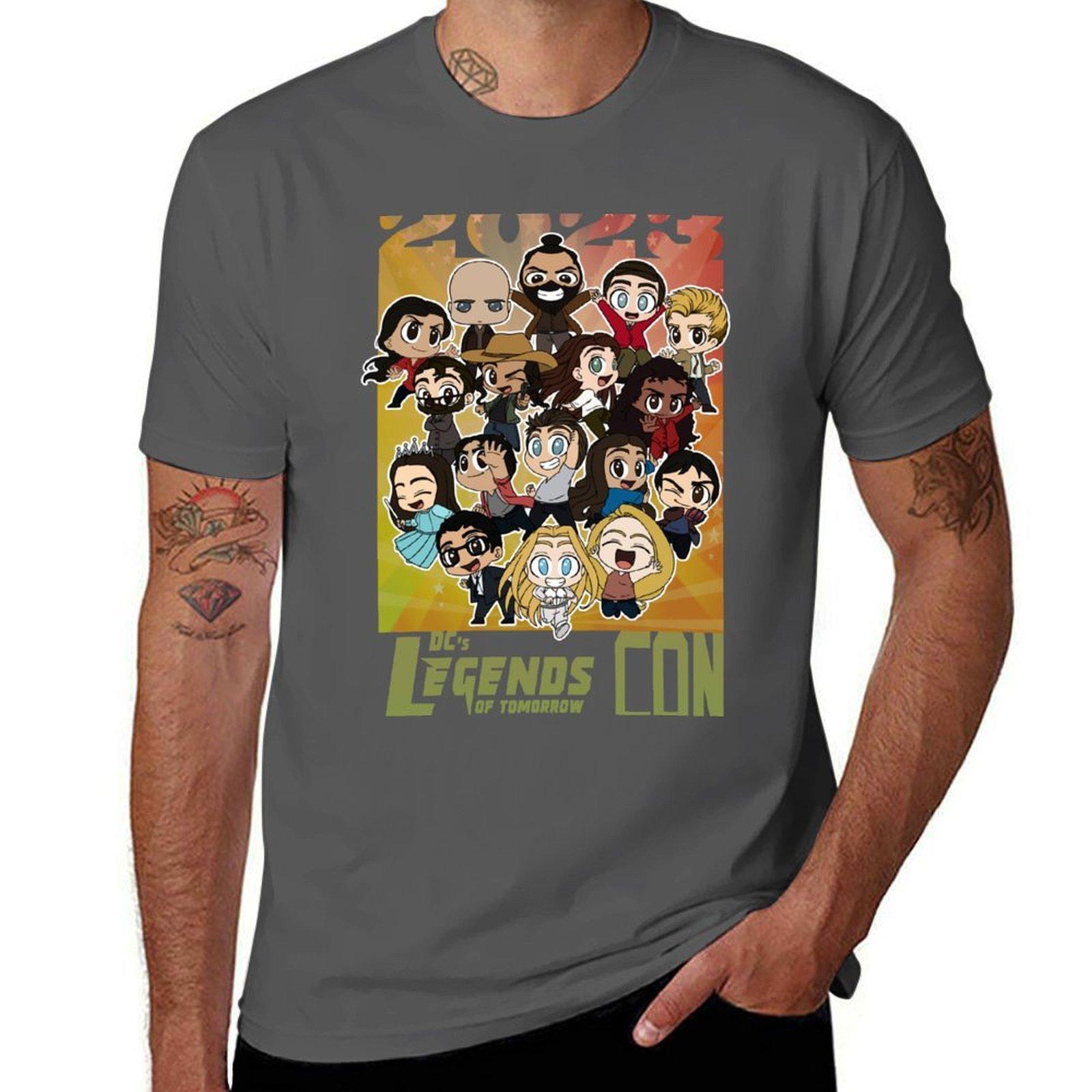 

Legends of Tomorrow con 2023 v2 T-Shirt t shirt man casual funny t shirts man man t shirt luxury T-Shirt 4XL