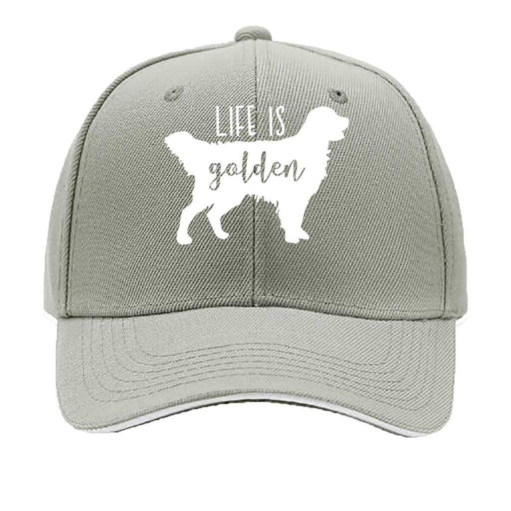 Outdoor Mountaineering Casual Puppy Print Hip Hop Hat Curved Brim Retro Sports Running Hat Hat Versa Sandwich Baseball Cap
