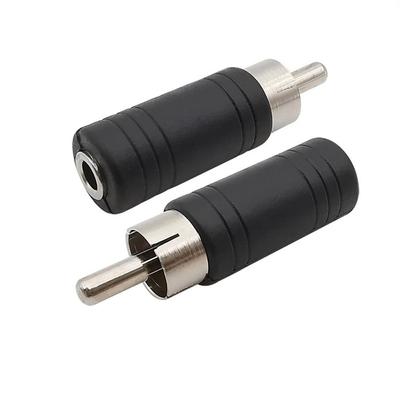 Connecteur Borne Prise Adaptateur Audio Prise Mâle RCA Jack Femelle 3,5 mm Adaptateur RCA vers 3,5 mm