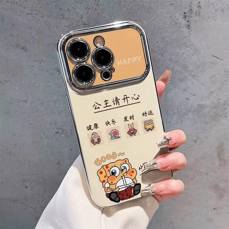 Big Windows SpongeBob SquarePants for Huawei mate60pro mobile phone case to play 60 new p70 female nova12 creative