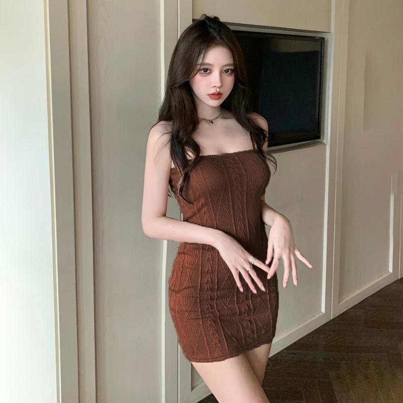 Slim Sexy Summer Retro Sleeveless Women's Dress Versatile Sling Dress