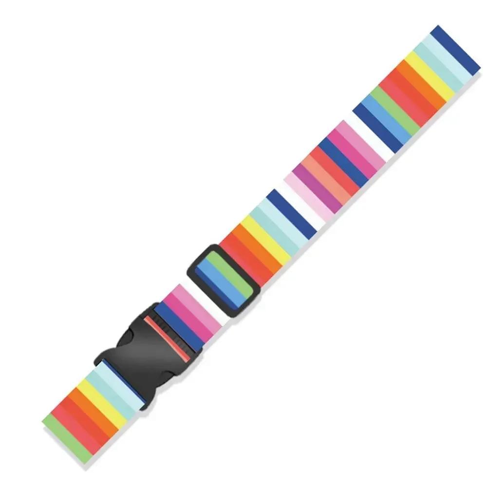Polyester Fibre Luggage Buckle Strap Adjustable Anti-theft Baggage Tie Down Belt Anti-lost Elastic Suitcase Belts Travel Props