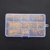 490Pcs/Box Alloy Jewelry Findings Making Earring Necklace Bracelet Kit (Gold)