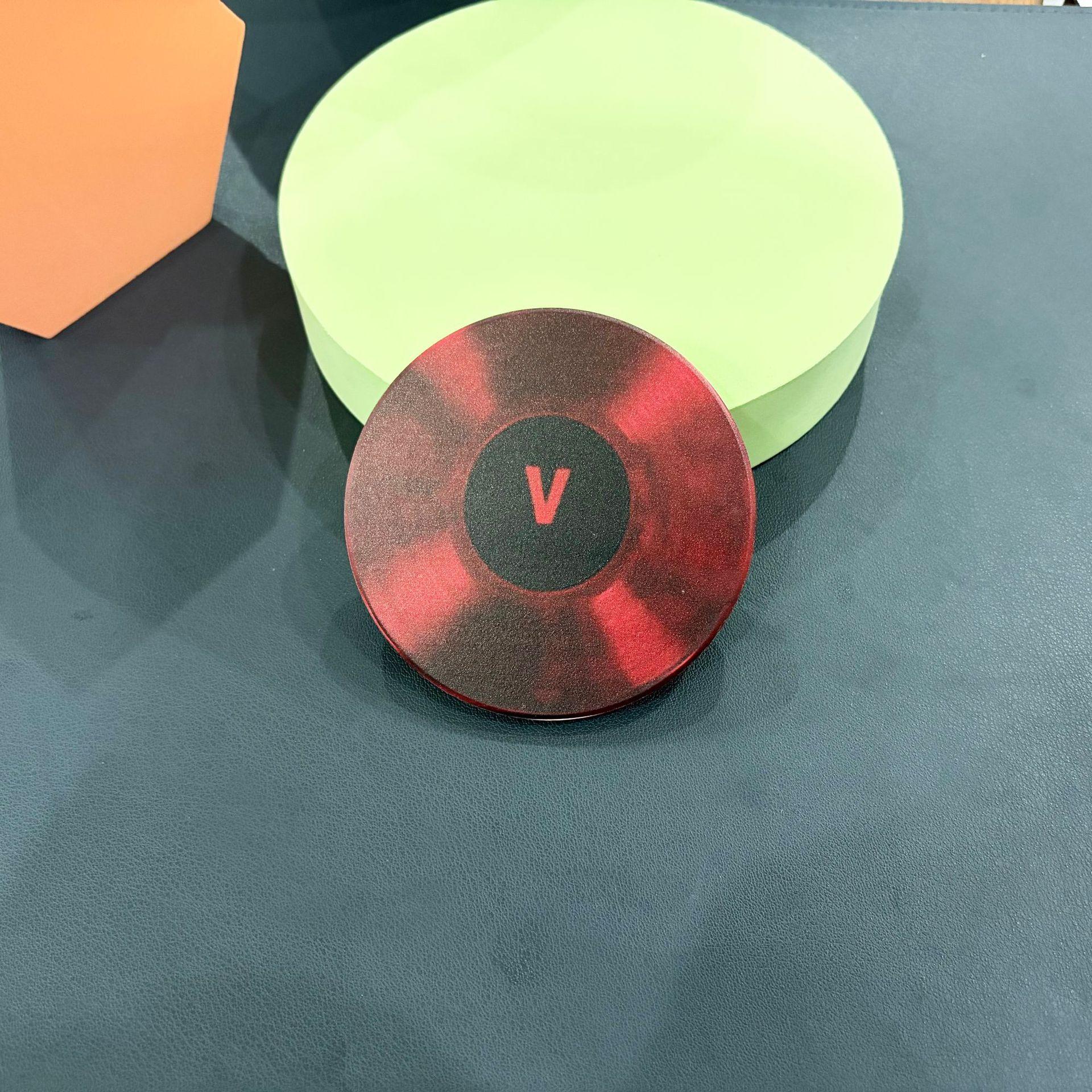 

BTS Vinyl Record Style Coaster, Bangtan Boys Member Colorful Drink Mat, Kpop ARMY Fans Tabletop Decor & Heat Insulation Pad 1