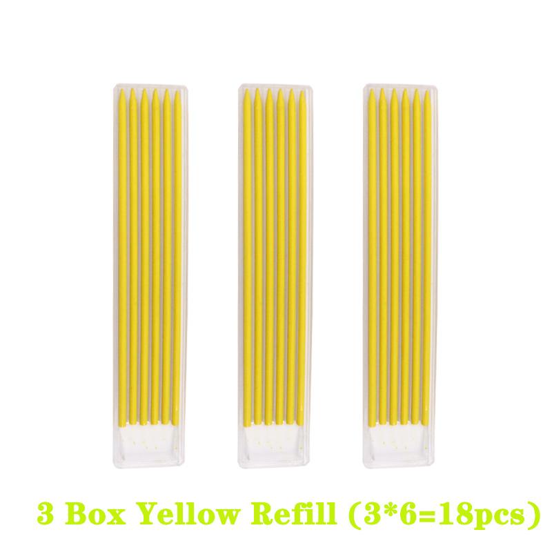 

Простой карандаш плотника Деревообработка Механический 3 цвета Грифель Строительная разметка Разметочный инструмент Грифель Встроенная точилка