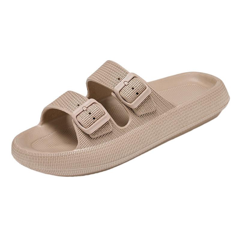 Large size new Qi couple couple couple drag EV outdoor one-word drag beach home Shoes