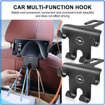 1/2PCS Multi-Purpose Car Seat Headrest Hook Mobile Phone Holder For Astra H G Corsa Insignia Astra Antara Meriva Zafira Interior