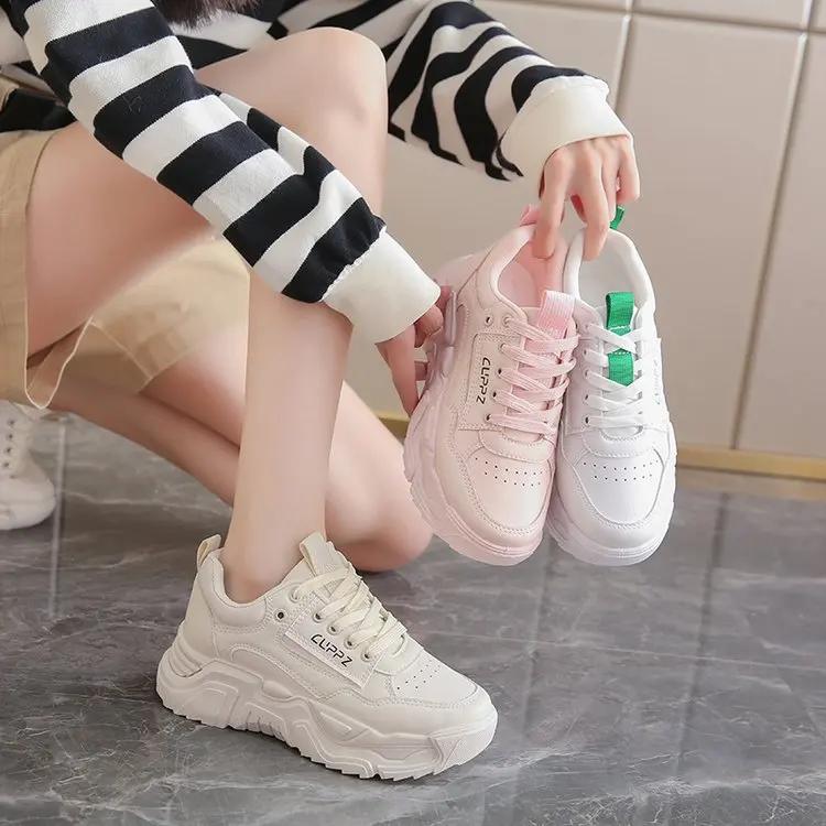 Women Sneakers Spring New Womens Casual Shoes Comfortable Wear-resistant Womens Platform Shoes 2025 Hot Running Shoes for Female