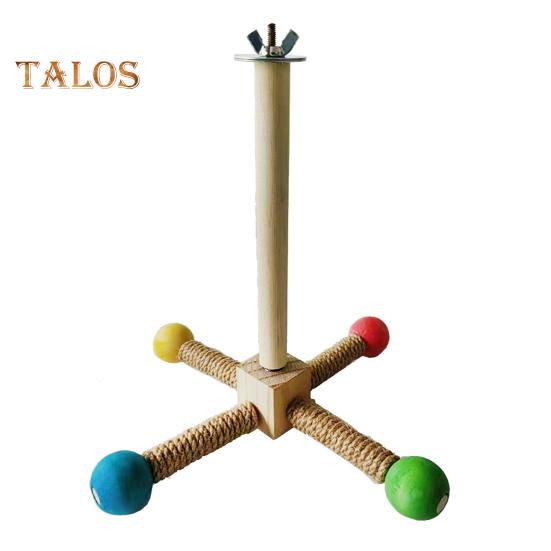 

Вращающаяся подставка для птиц, игрушка-жердочка, вращающаяся на 360 градусов, деревянное колесо для упражнений, жердочка для попугаев, аксессуары для попугаев, волнистых попугайчиков, неразлучников, зябликов, конур E
