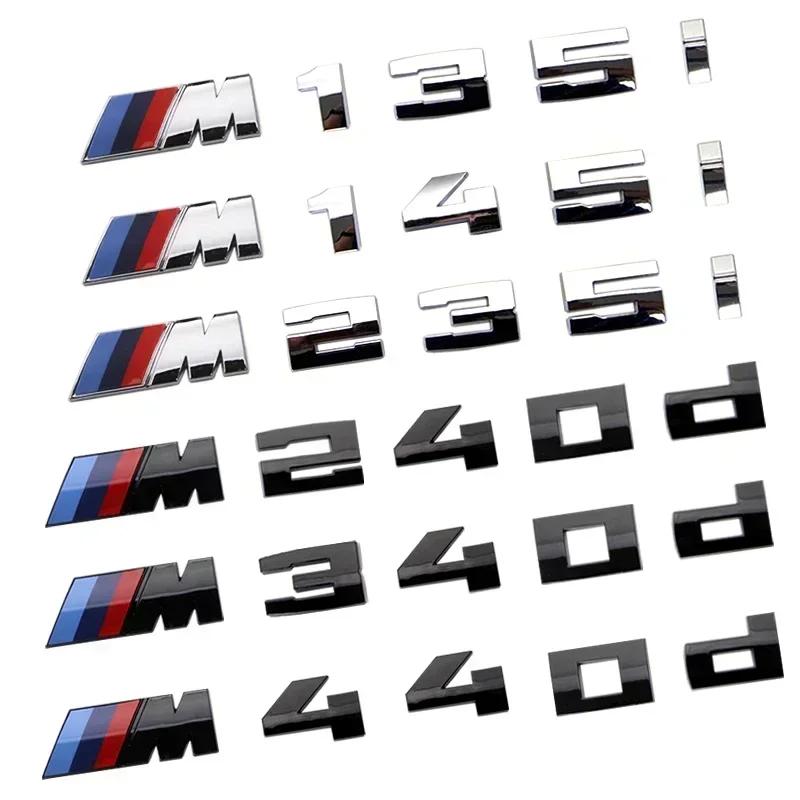 For BMW M power old emblems badge logo M135d M135i M145d M145i M240d M240i M340d M340i M440d M440i M550i M760Li ABS Rear Logo YA1
