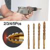 2/3/4/5Pcs Four-Edged Eccentric Drill Bit Skewed Head Concrete Drill Bit Set  Drilling Tool
