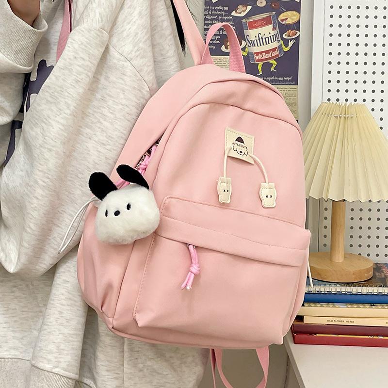 Japanese Style Soft Girl Cute Girl Backpack Small, College Student Lightweight Mommy Bag Small Backpack Schoolbag Female