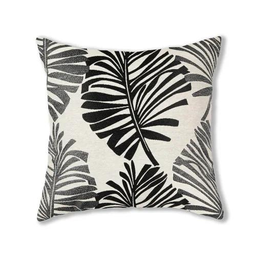 Federa Cuscino in Lino con Motivo Floreale 45x45cm Copricuscino Decorativo Federa Cuscino Stile Ins per Divano Decorazione Auto Casa