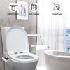 Cold Water Bidet Attachment - Dual Spray Nozzle for Feminine & Posterior Wash, Pressure Adjustment