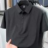 Short Sleevet Polo Shirt Men's Summer Business Casual Lapel Collar Sports Breathable
