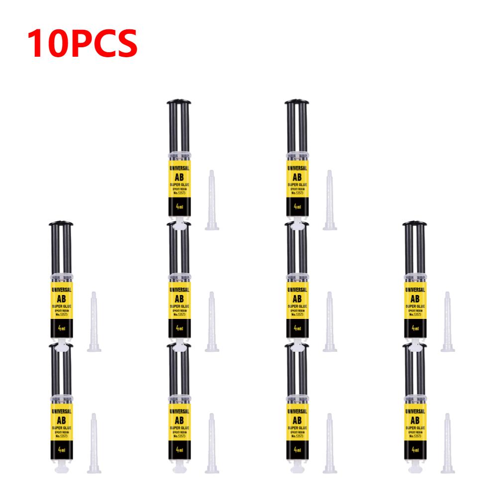 10-1 st 4/25 ml Låda Epoxiharts AB-lim Vattentät Högtemperaturbeständig Allround Reparation Tryckrörslim Träbearbetning