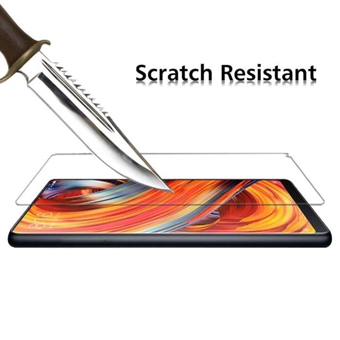 Verre Trempé - Phonillico - Xiaomi MI MIX 2S - Pack de 3 - Ultra Résistant - Protection Écran