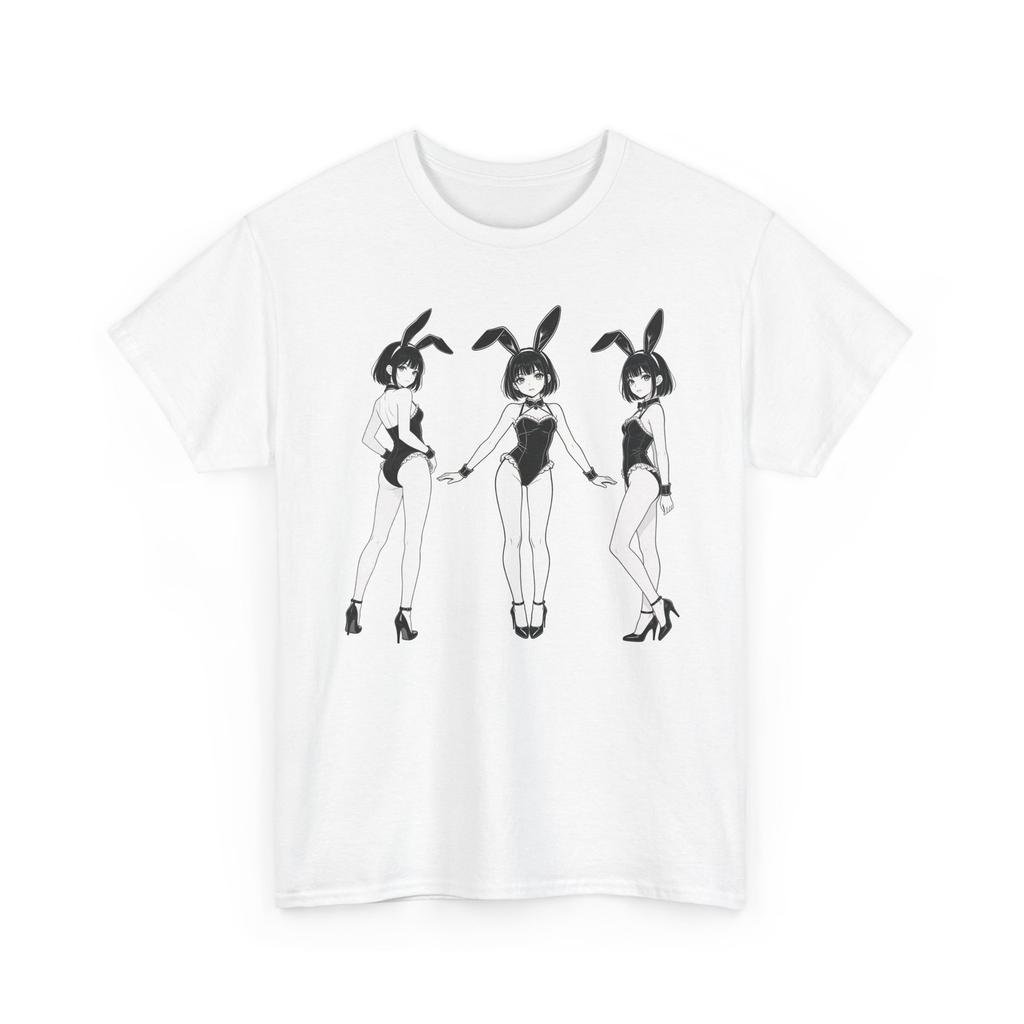 Anime Bunny Girl T Shirt Sexy Manga Waifu Graphic Otaku Gift for Him Her